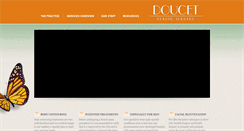 Desktop Screenshot of doucetplasticsurgery.com